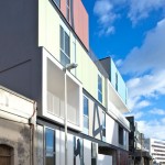 Residential buildings in Cagliari, Italy.