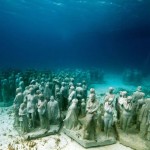 La Evolución Silenciosa, under water sculpture.