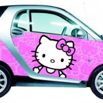 Hello Kitty x Smart Car.