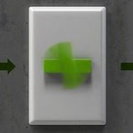 Cool green light switches by Rafael Morgan.