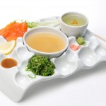 Random sushi tray and yunomi holder.