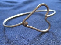 Heart Bicycle Spoke Bracelet.